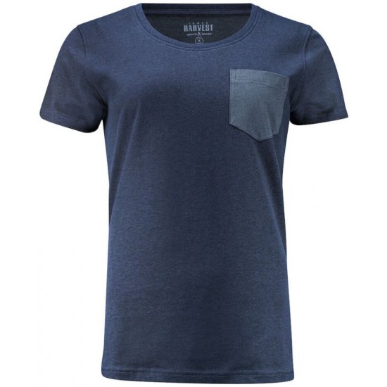 Футболка жіноча James Harvest Walcott темно-синій - 2124009600M