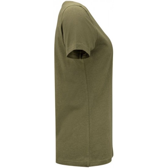 Футболка жіноча James Harvest Walcott оливковий - 2124009704M