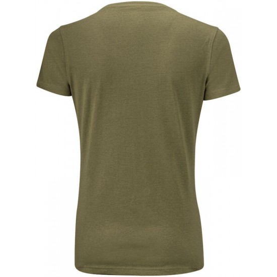 Футболка жіноча James Harvest Walcott оливковий - 2124009704M