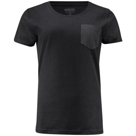 Футболка жіноча James Harvest Walcott чорний - 2124009900L
