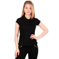 Футболка поло жіноча James Harvest Tiffin чорний - 2125016900XL