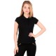 Футболка поло жіноча James Harvest Tiffin чорний - 2125016900L