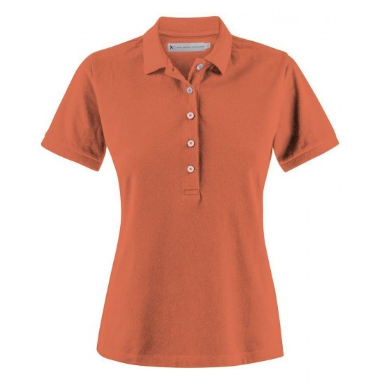 Футболка поло жіноча James Harvest Sunset вінтажний помаранчевий - 2125034308XXL