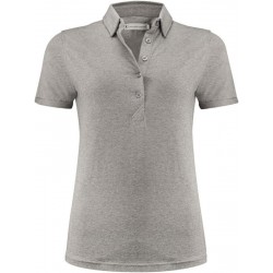 Футболка поло жіноча James Harvest American Supreme сірий меланж - 2125038120L
