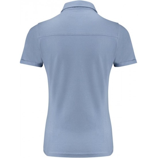 Футболка поло жіноча James Harvest American Supreme сизий - 2125038514L