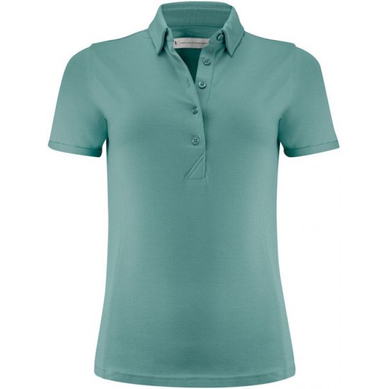 Футболка поло жіноча James Harvest American Supreme зелений алое - 2125038784M