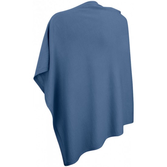 Пончо жіноче James Harvest Poncho джинсовий меланж - 2127000605TUN