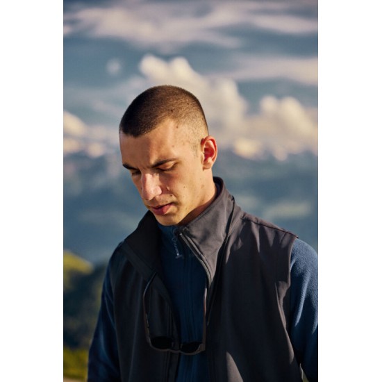 Жилет софтшел чоловічий James Harvest Valley чорний - 2131044900S