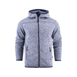 Куртка флісова чоловіча James Harvest Richmond темно-синій меланж - 2132017607M