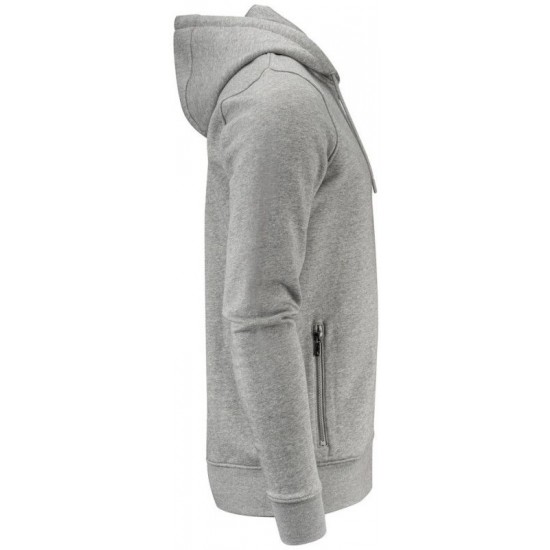 Худі на блискавці чоловіче James Harvest Westwood Heights сірий меланж - 21320271203XL