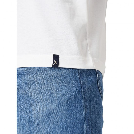 Футболка чоловіча James Harvest American U білий - 2134017100M