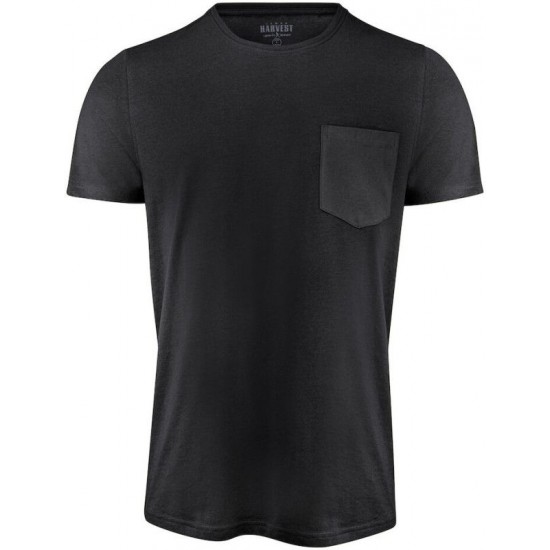 Футболка чоловіча James Harvest Walcott чорний - 2134020900M