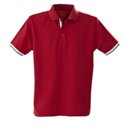 Футболка поло чоловіча James Harvest Anderson червоний - 2135023400S