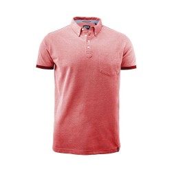 Футболка поло чоловіча James Harvest Larkford червоний меланж - 21350304063XL