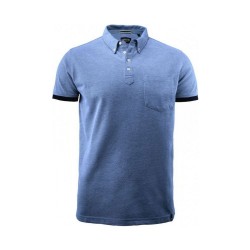 Футболка поло чоловіча James Harvest Larkford блакитний - 2135030506L