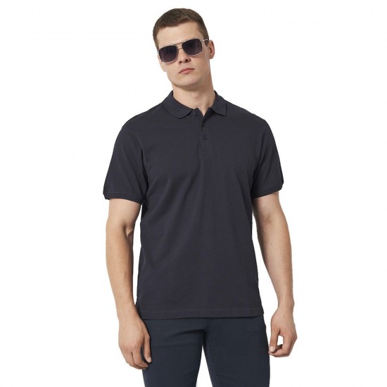 Футболка поло чоловіча James Harvest Neptune Regular Fit темно-синій - 2135031600S