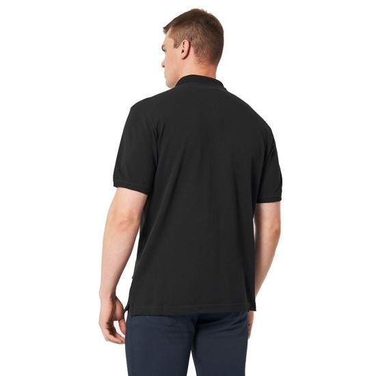 Футболка поло чоловіча James Harvest Neptune Regular Fit чорний - 2135031900S