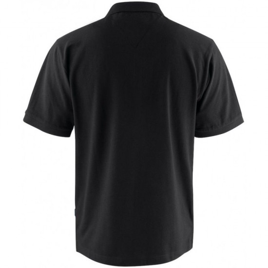 Футболка поло чоловіча James Harvest Neptune Regular Fit чорний - 2135031900S
