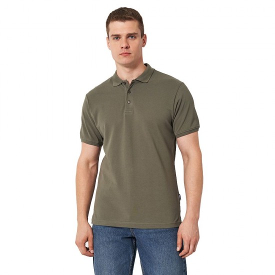 Футболка поло чоловіча James Harvest Neptune Regular Fit антрацит - 21350319194XL