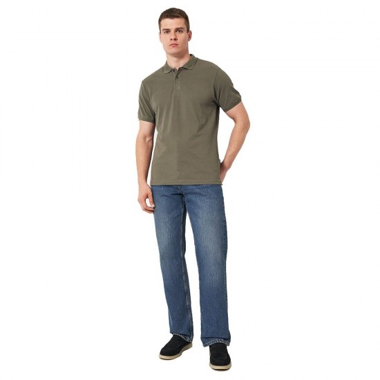 Футболка поло чоловіча James Harvest Neptune Regular Fit антрацит - 21350319194XL