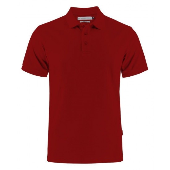 Футболка поло чоловіча James Harvest Neptune Modern Fit темно-червоний - 2135032488S