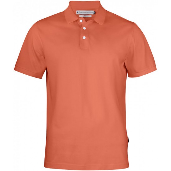 Футболка поло чоловіча James Harvest Sunset Regular Fit вінтажний помаранчевий - 2135033308XXL