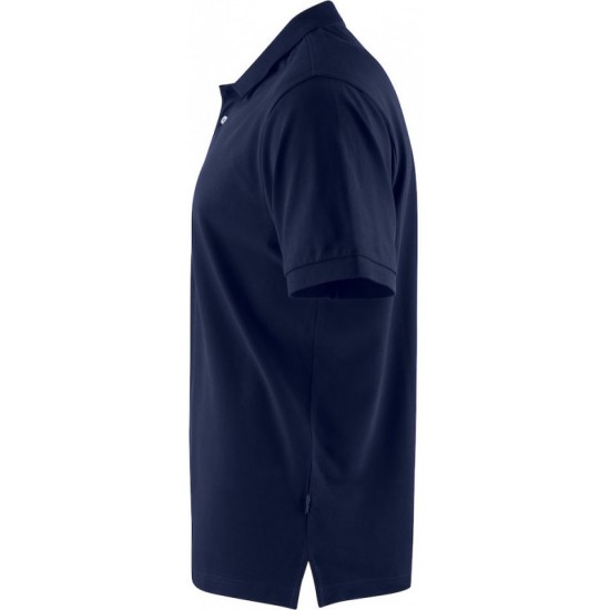 Футболка поло чоловіча James Harvest Sunset Regular Fit темно-синій - 2135033600XXL