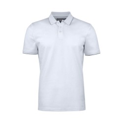 Футболка поло чоловіча James Harvest Greenville Regular Fit білий - 2135035100L