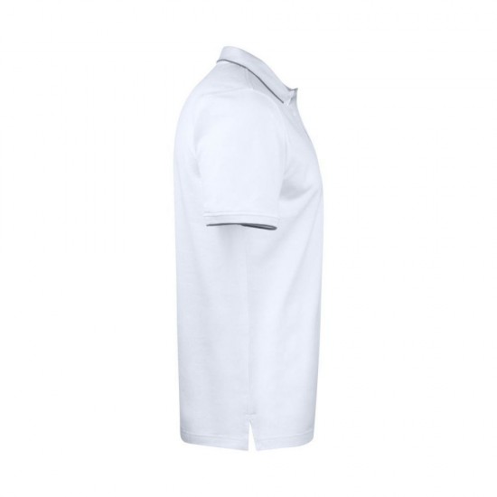 Футболка поло чоловіча James Harvest Greenville Regular Fit білий - 2135035100M