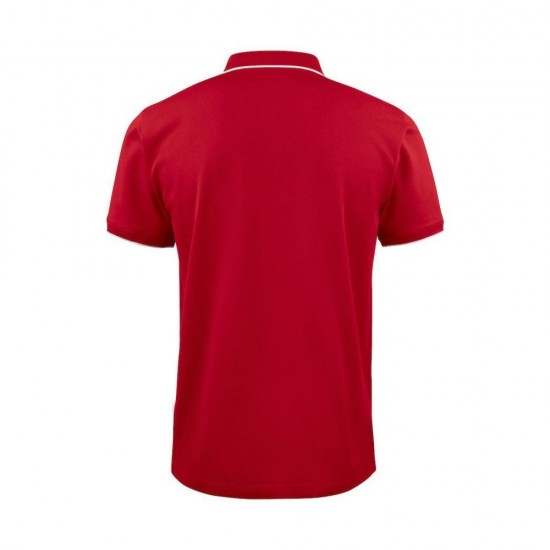 Футболка поло чоловіча James Harvest Greenville Regular Fit червоний - 2135035400M
