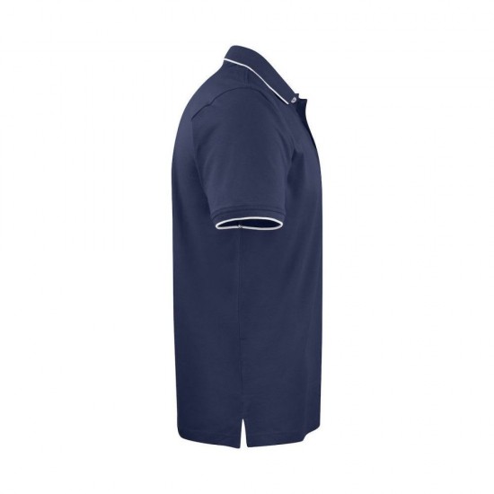 Футболка поло чоловіча James Harvest Greenville Regular Fit темно-синій - 2135035600M