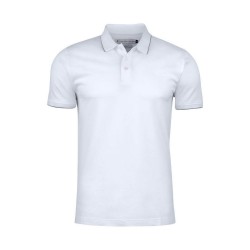 Футболка поло чоловіча James Harvest Greenville Modern Fit білий - 2135036100L