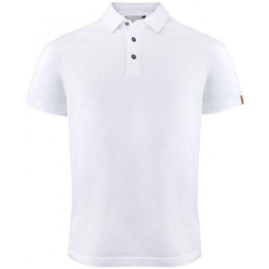 Футболка поло чоловіча James Harvest Brookings Regular Fit білий - 2135037100XL