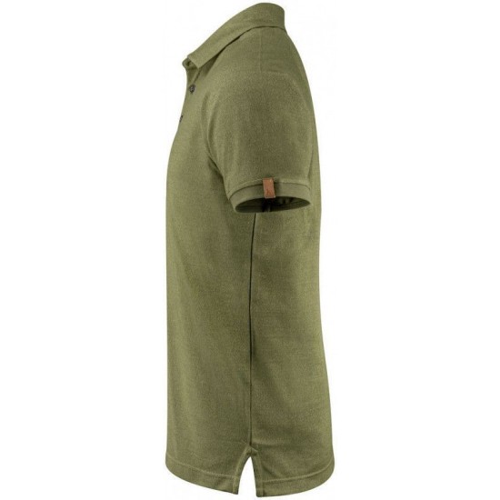 Футболка поло чоловіча James Harvest Brookings Regular Fit оливковий - 21350377044XL