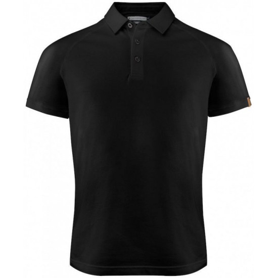 Футболка поло чоловіча James Harvest Brookings Modern Fit чорний - 2135038900S