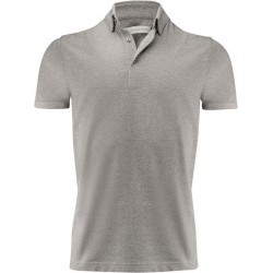 Футболка поло чоловіча James Harvest American Supreme сірий меланж - 21350391204XL