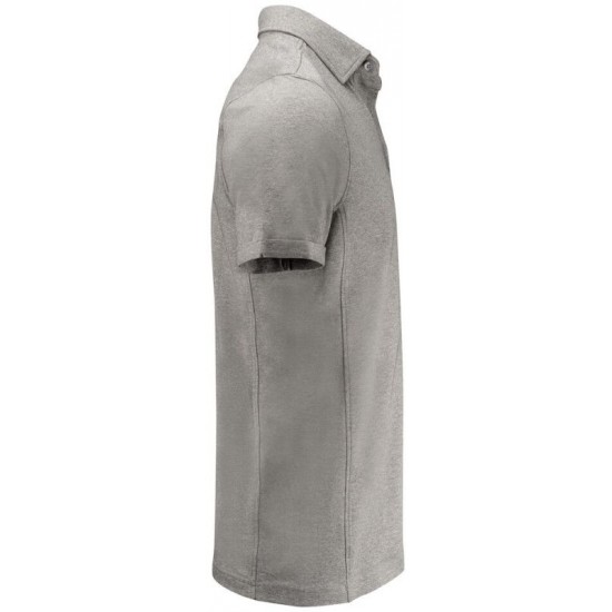 Футболка поло чоловіча James Harvest American Supreme сірий меланж - 21350391204XL