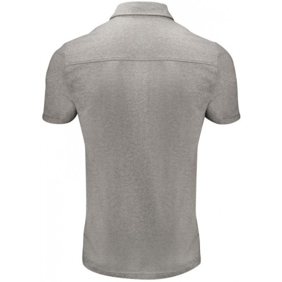 Футболка поло чоловіча James Harvest American Supreme сірий меланж - 21350391204XL