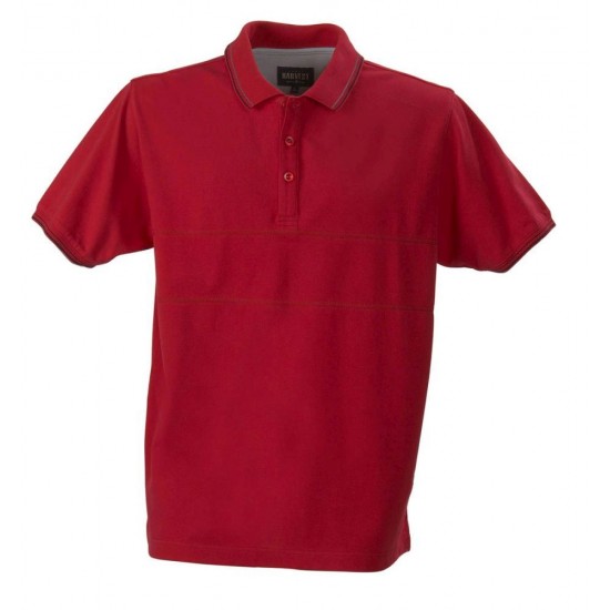Футболка поло чоловіча James Harvest Rawlins червоний - 2145007400L