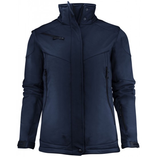 Куртка софтшел жіноча Printer Skeleton кобальт - 2261041616M