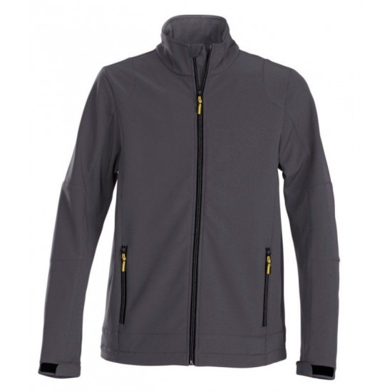 Куртка софтшел чоловіча Printer Trial сіро-сталевий - 22610449354XL