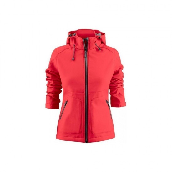 Куртка софтшел жіноча Printer Karting червоний - 2261062400XXL