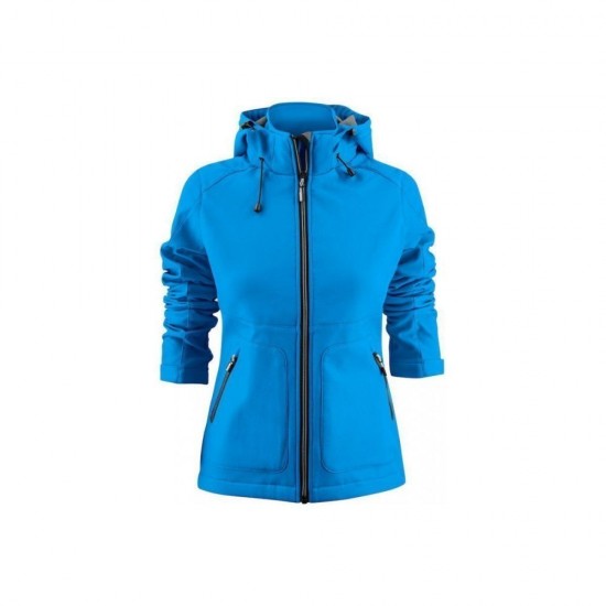 Куртка софтшел жіноча Printer Karting синій океан - 2261062632S