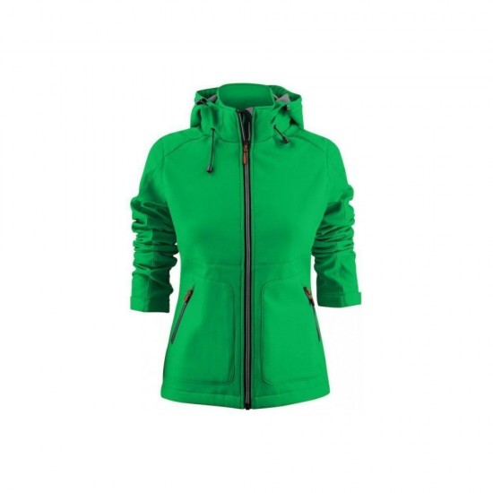 Куртка софтшел жіноча Printer Karting тепло-зелений - 2261062728S