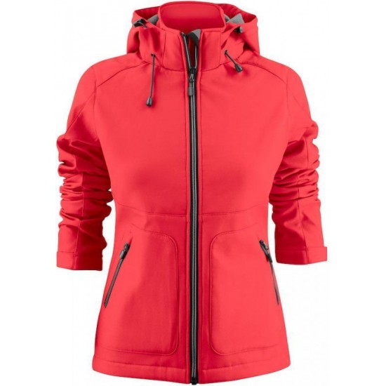 Куртка софтшел жіноча Printer Karting червоний - 2261062400XS
