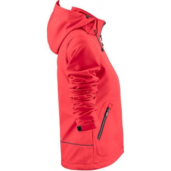 Куртка софтшел жіноча Printer Karting червоний - 2261062400XS