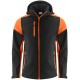 Двоколірна куртка софтшелл чоловіча Prime зі знімним капюшоном помаранчевий - 22610659030M