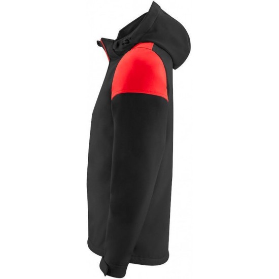 Двоколірна куртка софтшел чоловіча Printer Prime червоний - 226106590404XL