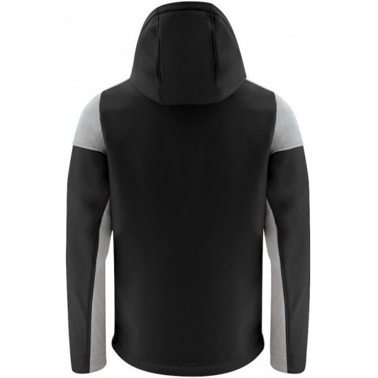 Двоколірна куртка софтшел чоловіча Printer Prime чорний/антрацит - 22610659093S