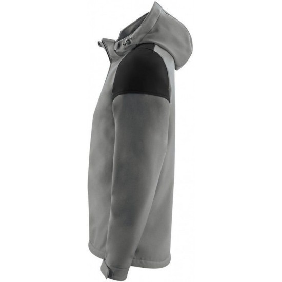 Двоколірна куртка софтшел чоловіча Printer Prime антрацит/чорний - 22610659390XL